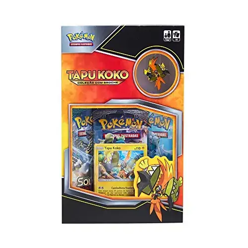 Mini Box Pokemon Tapu Koko C/broche