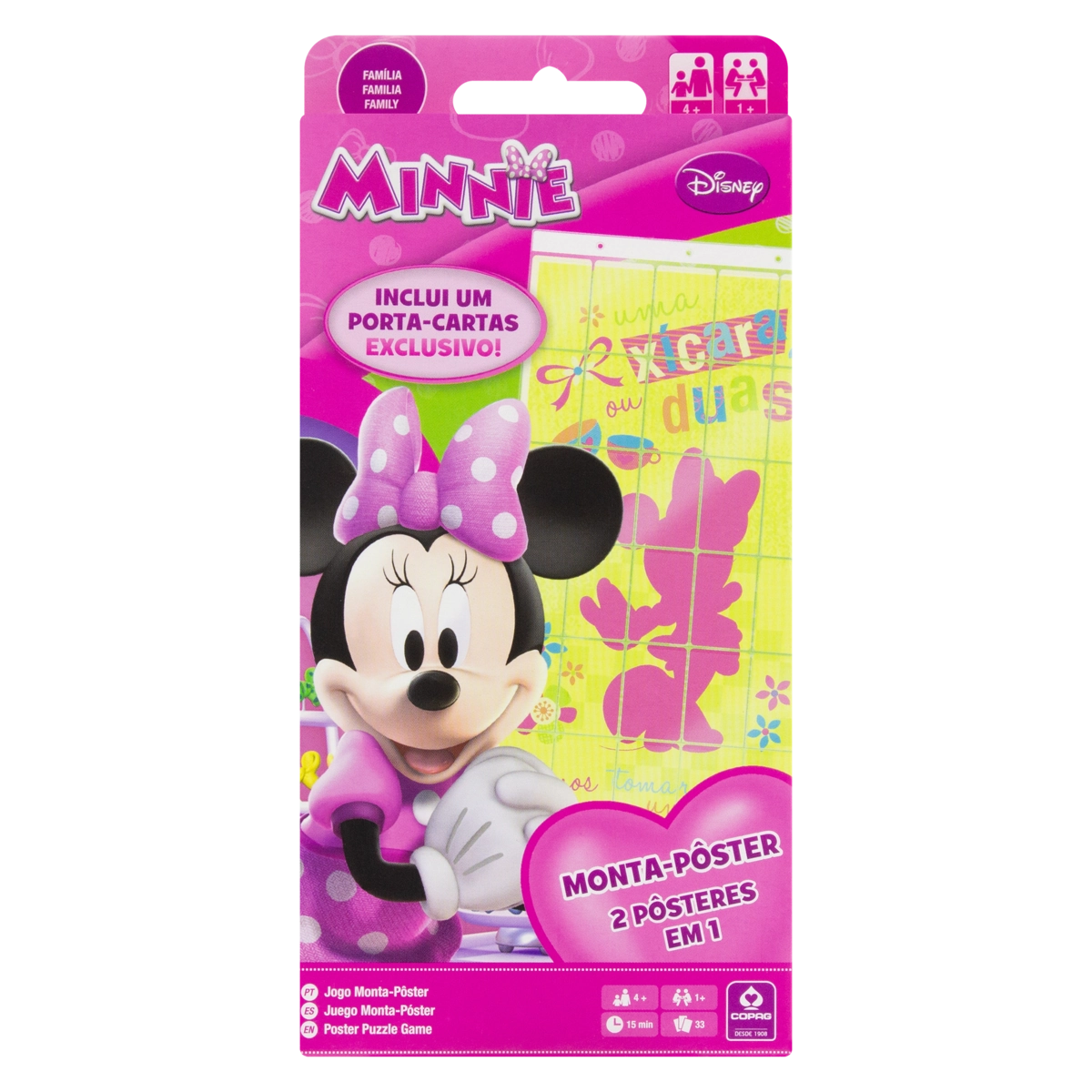 Jogo Minnie Monta Pôster Copag