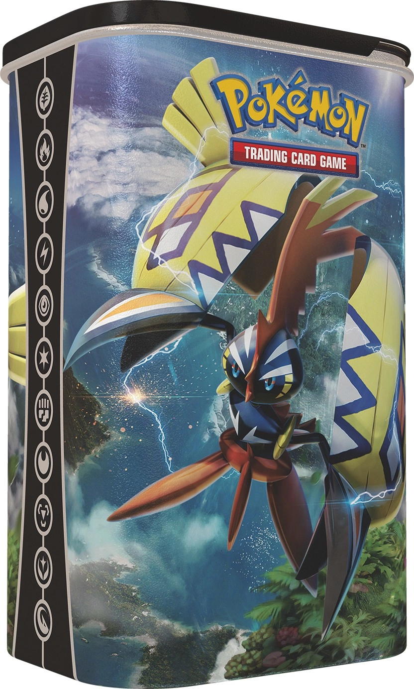 Lata Pokemon Porta Baralho Tapu Koko/tapu Fini