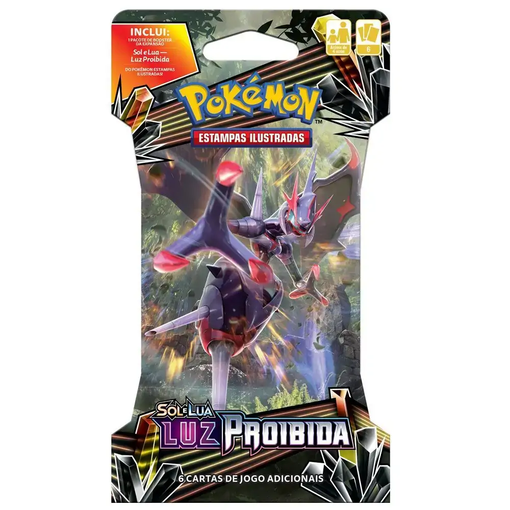Blister Pokemon Sol E Lua 6 Luz Proibida