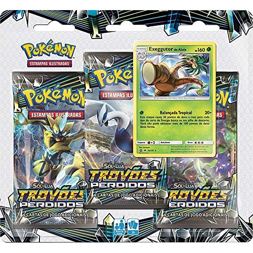 Blister Pokemon Triplo Sol E Lua 8 Trovoes Perdidos