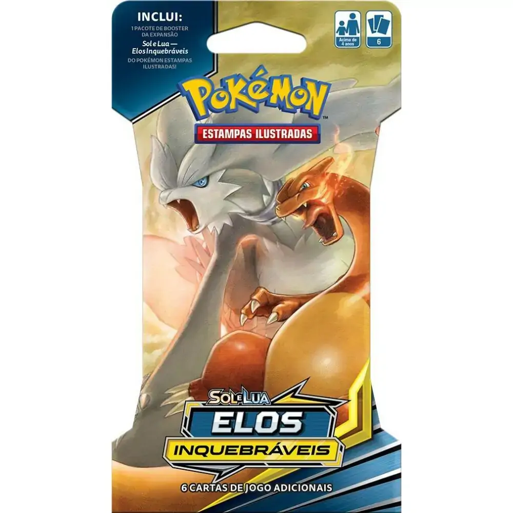 Blister Pokemon Sol E Lua 10 Elos Inquebraveis