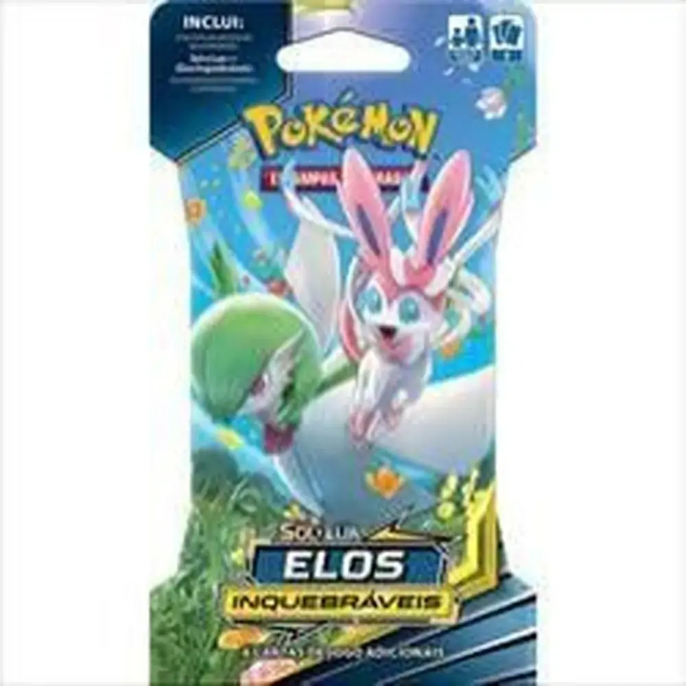 Jgs Brinq Carton Pokemon Sl10 Blister Unitario Elos Inquebraveis