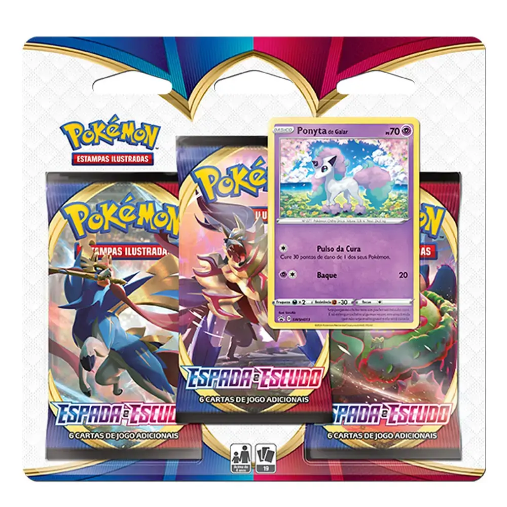 Blister Triplo Pokemon Espada E Escudo