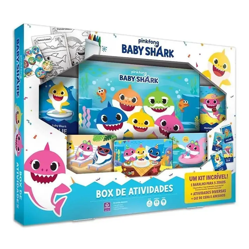 Conjunto De Atividades Baby Shark Copag 99790