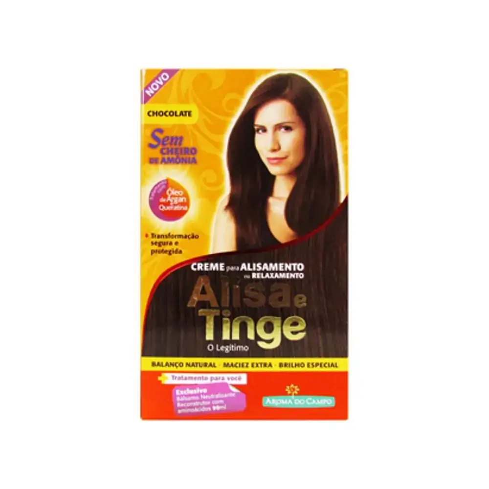 Creme Alis Alisa Tinge Chocolate 1x | Kit Alisa Ating Chocolate