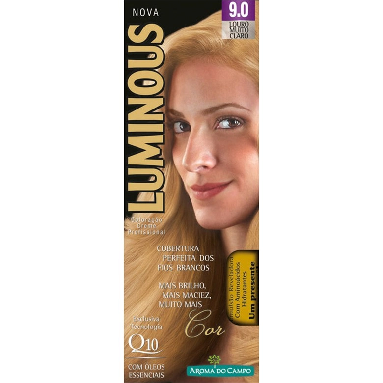 Tintura Permanente Luminous 9.0 Louro Muito Claro Unit