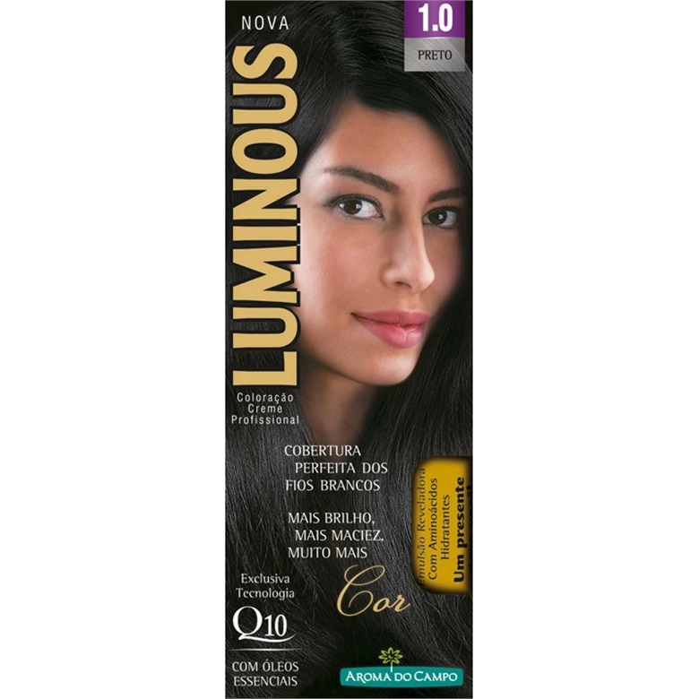 Tintura Permanente Luminous 1.0 Preto Unit