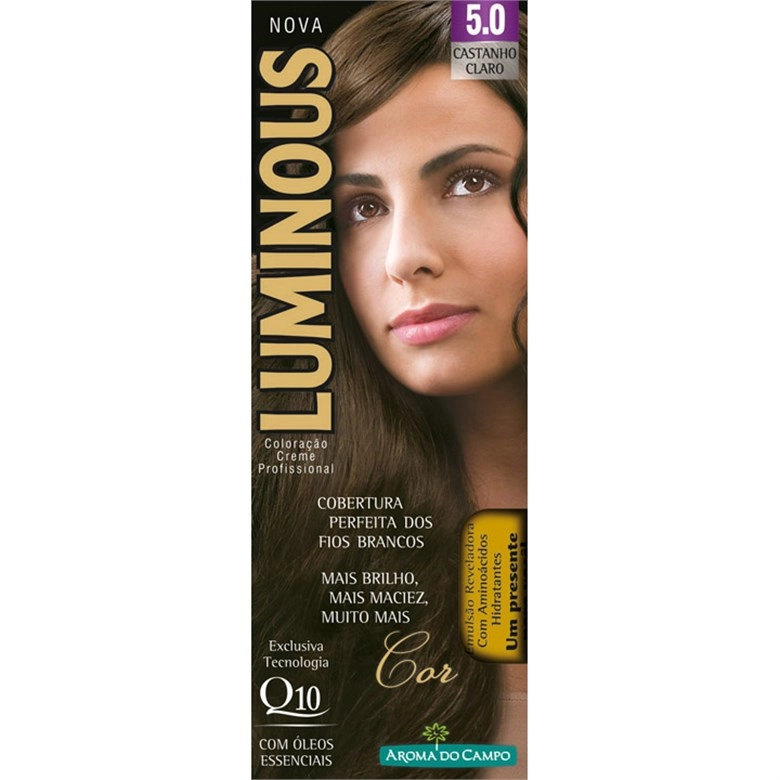 Tintura Permanente Luminous 5.0 Castanho Claro Unit