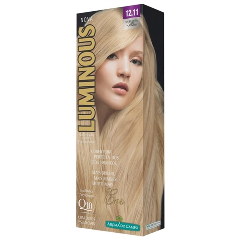 Tintura Permanente Luminous 12.11 Louro Ultra Claro Platina Unit