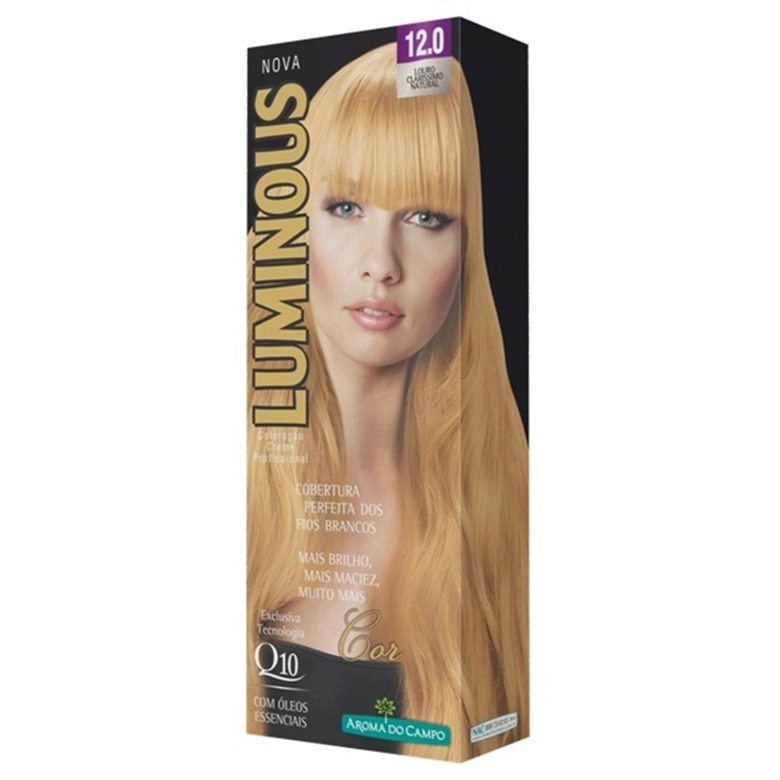 Tintura Permanente Luminous 12.0 Louro Clarissimo Natural Unit