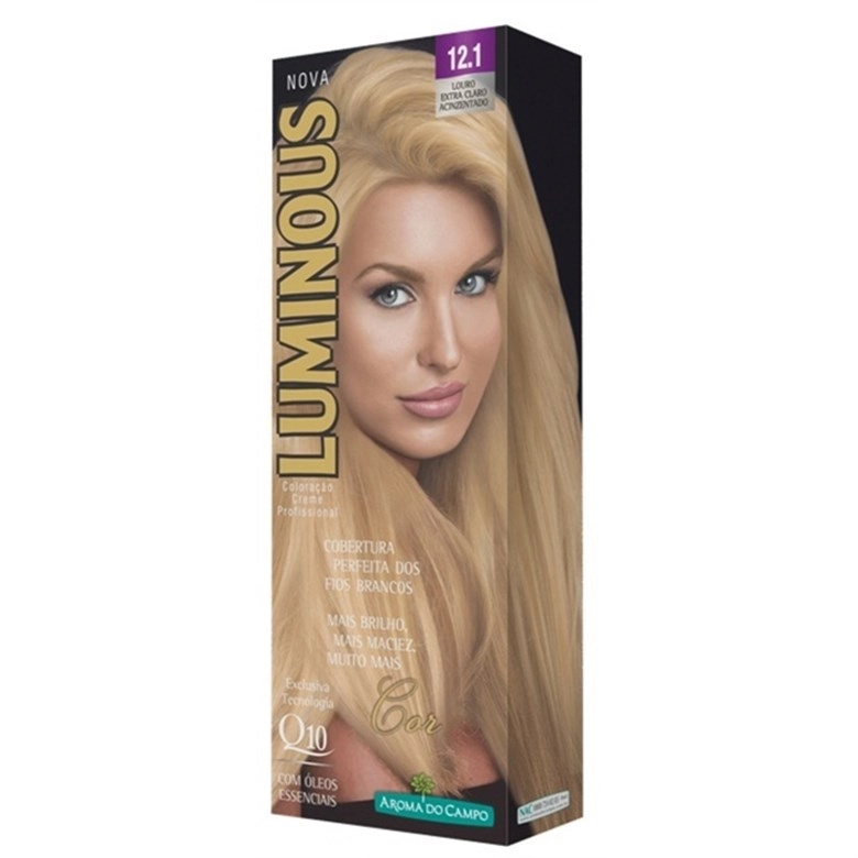 Tintura Permanente Luminous 12.1 Louro Clarissimo Acinzentado Unit