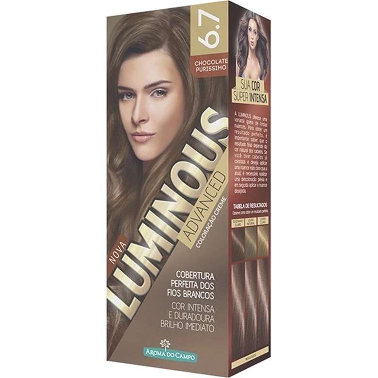 Tintura Permanente Luminous 6.7 Chocolate Purissimo Unit