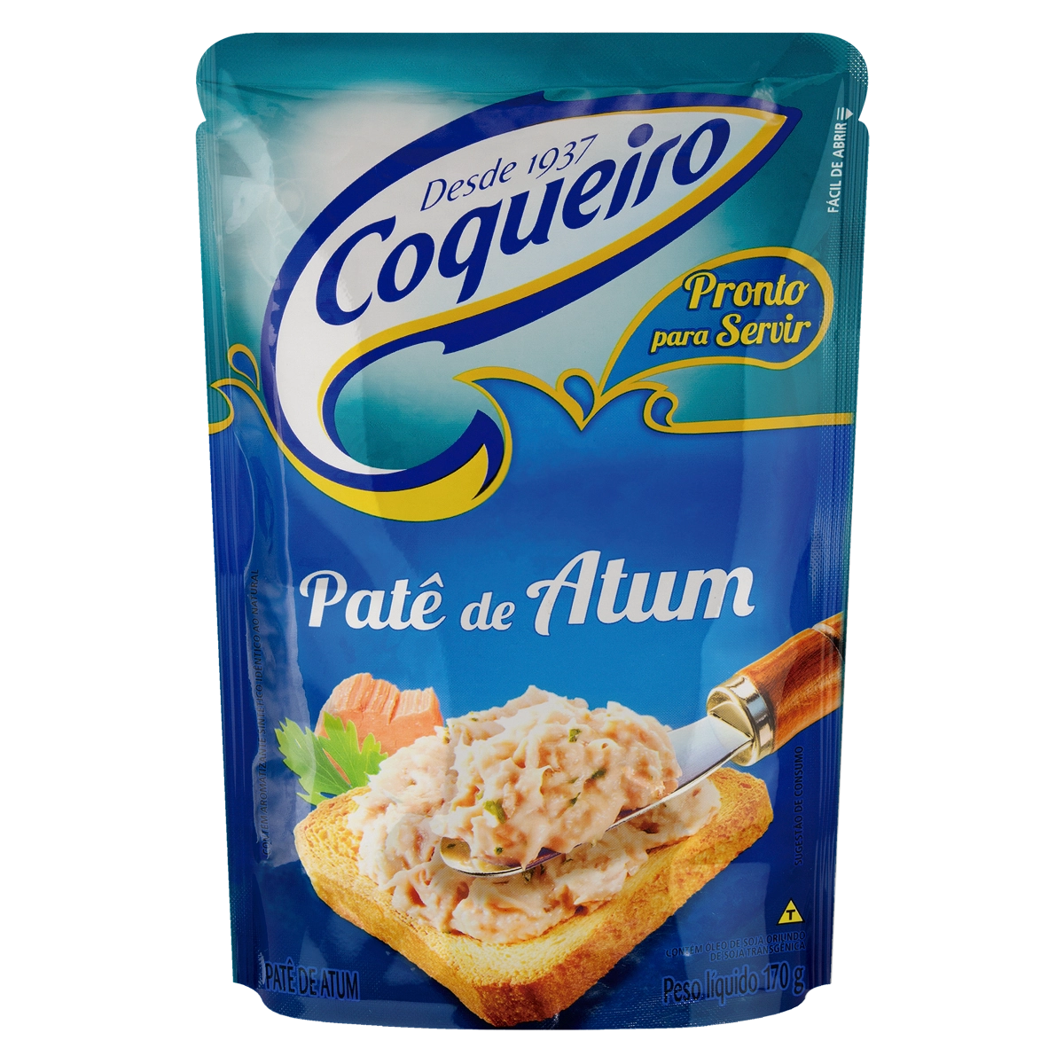 Patê Atum Coqueiro Sachê 170g