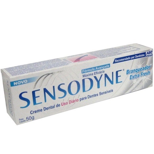 Creme Dental Branqueador Anti Tártaro Sensodyne 50g