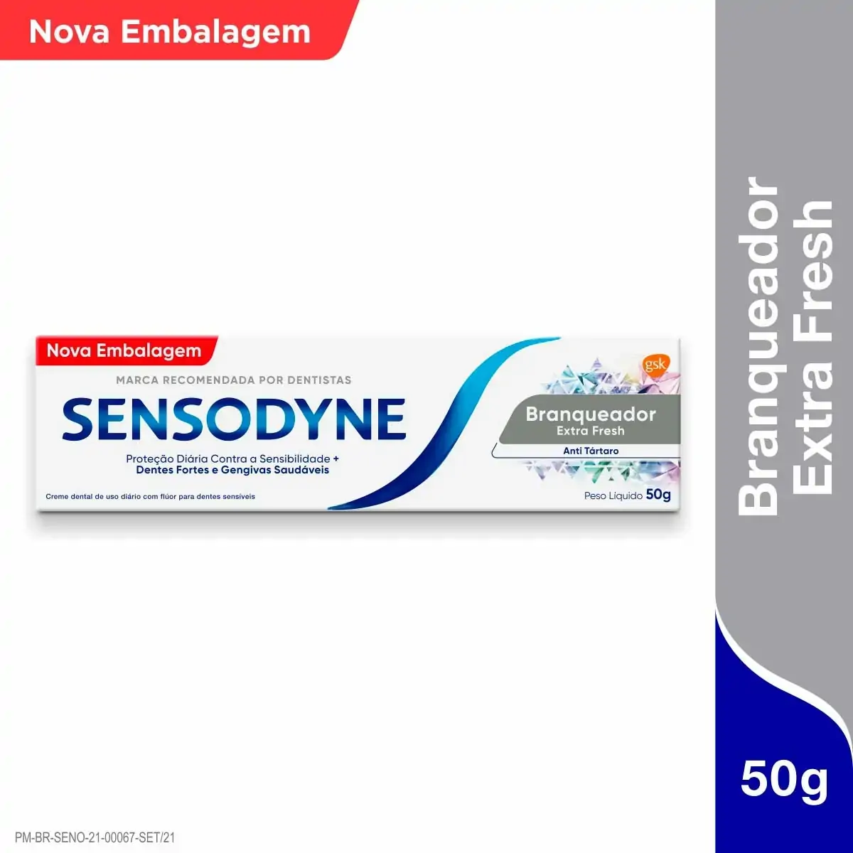 Cd Sensodyne Tartaro/branq. 1x | Creme Dental Sensodyne Blanqueador Extra