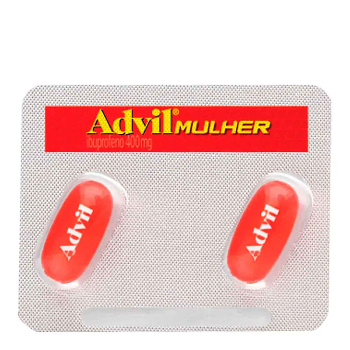 Advil Mulher Ibuprofeno 400mg 2 Cápsulas