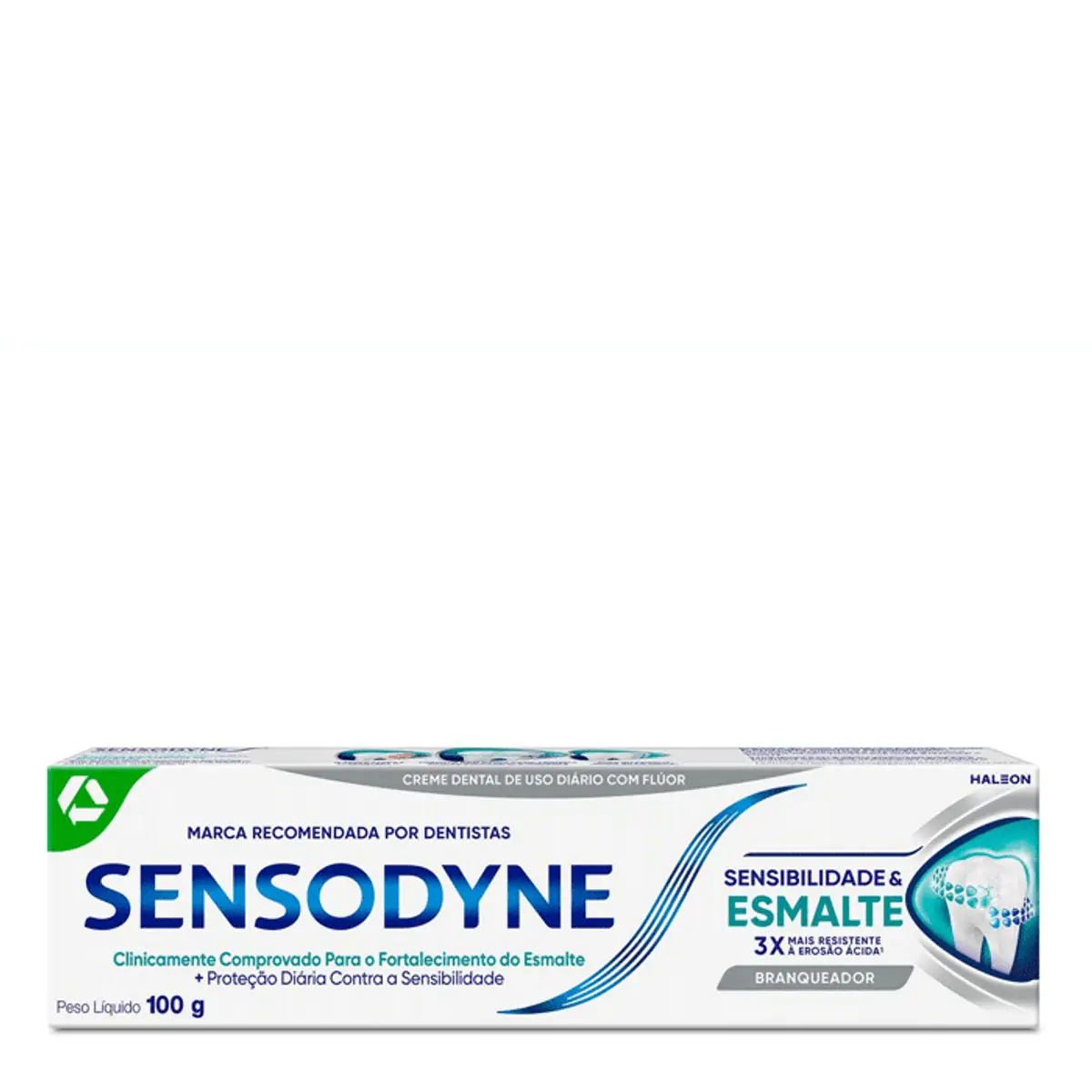 Creme Dental Branqueador Sensodyne Sensibilidade Esmalte Caixa 100g