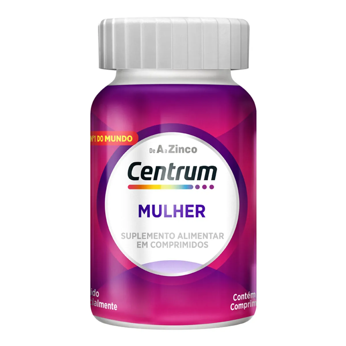 Centrum Gender Mulher de A a Zinco Vitaminas e Minerais 60 Comprimidos