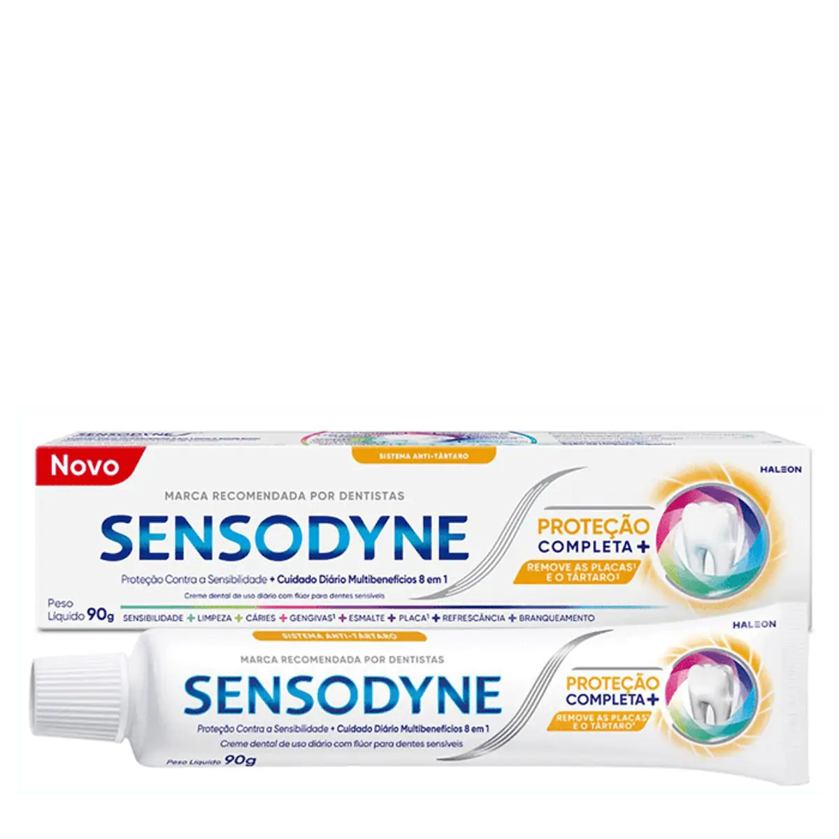 Creme Dental Antitártaro Sensodyne Proteção Completa Caixa 90g
