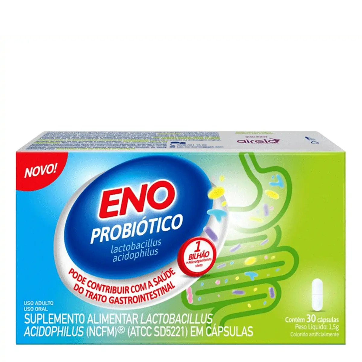 Probiótico Eno Caixa 30 Cápsulas 1,5g Cada