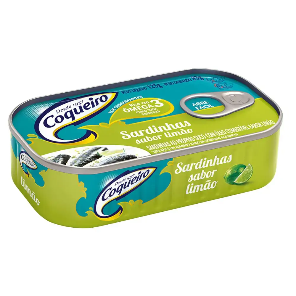 Sardinha Sabor Limão Coqueiro 125g