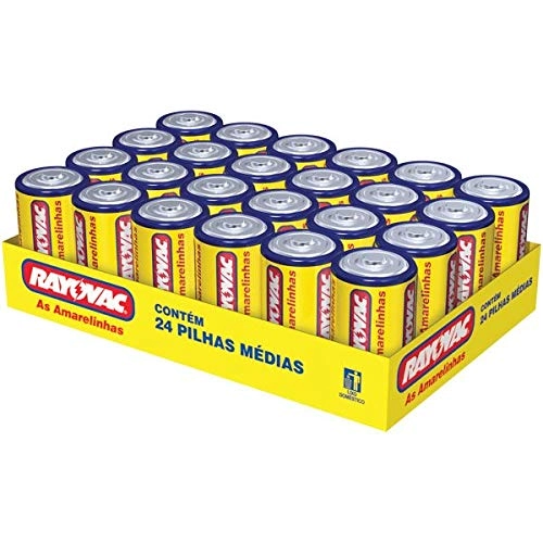 Pilha Rayovac Amar Média C 24x1unidade 10195