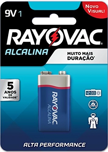 Bat Rayovac Alc 9v Sm 12x1unidade 20984 | Bateria Rayovacalkaline 9 V