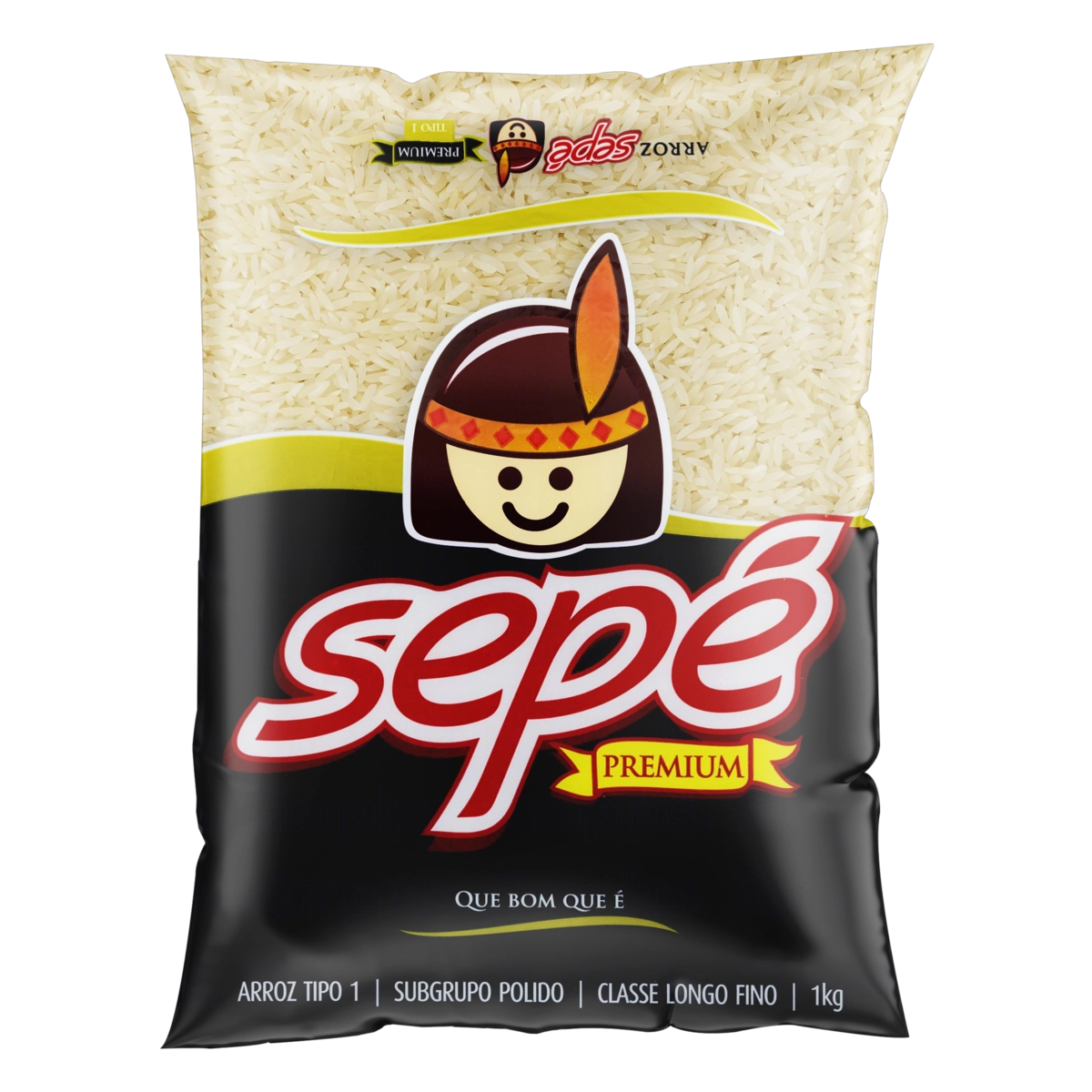 Arroz Polido Tipo 1 Sepé Premium Pacote 1kg