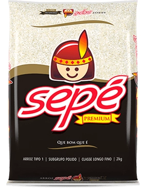 Arroz Polido Tipo 1 Sepé Premium Pacote 2kg