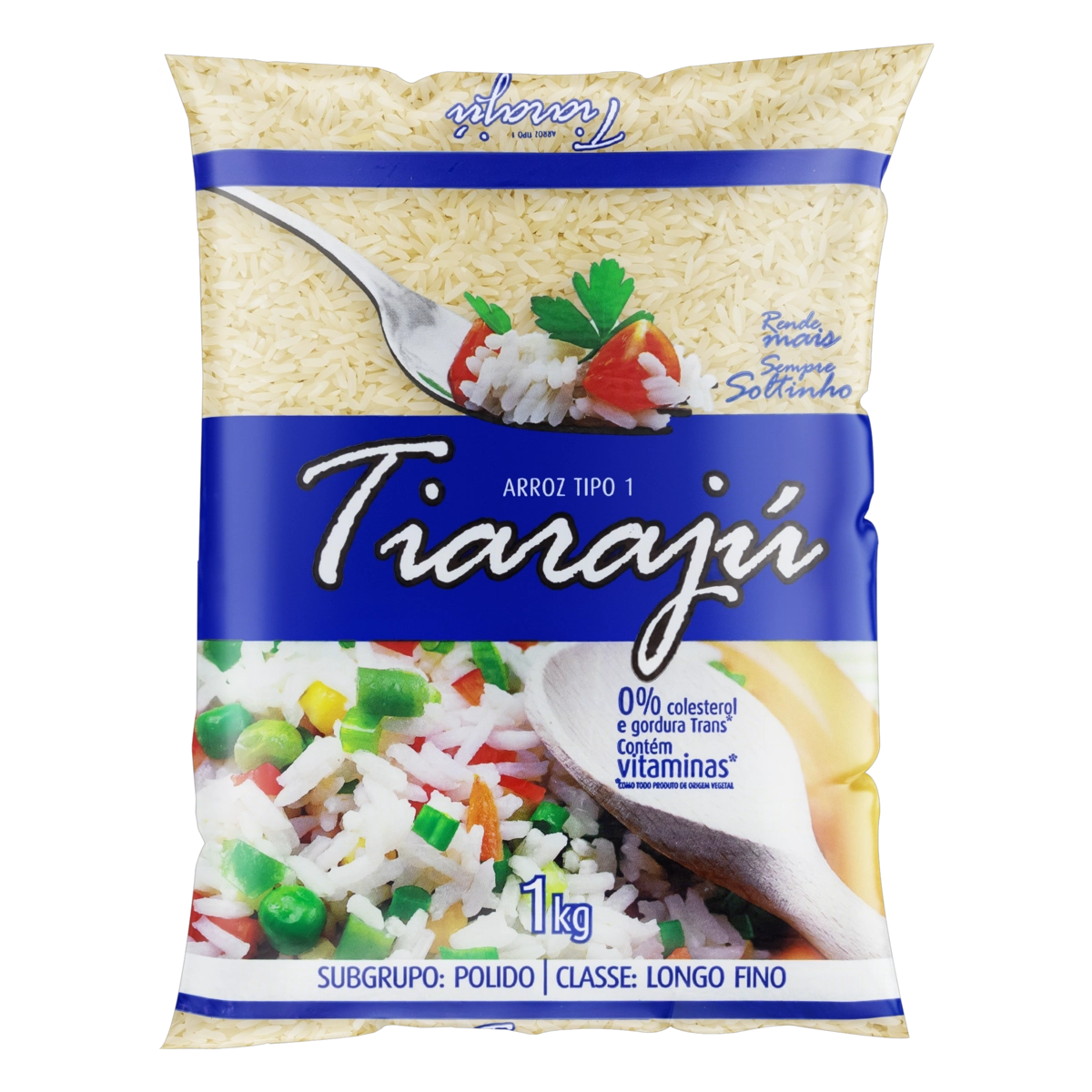 Arroz Polido Tipo 1 Tiarajú Pacote 1kg
