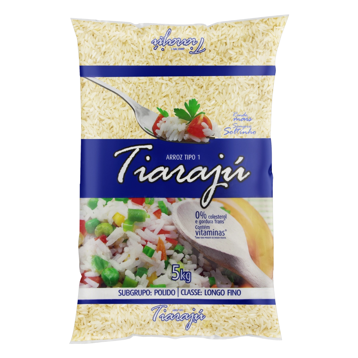 Arroz Polido Tipo 1 Tiarajú Pacote 5kg