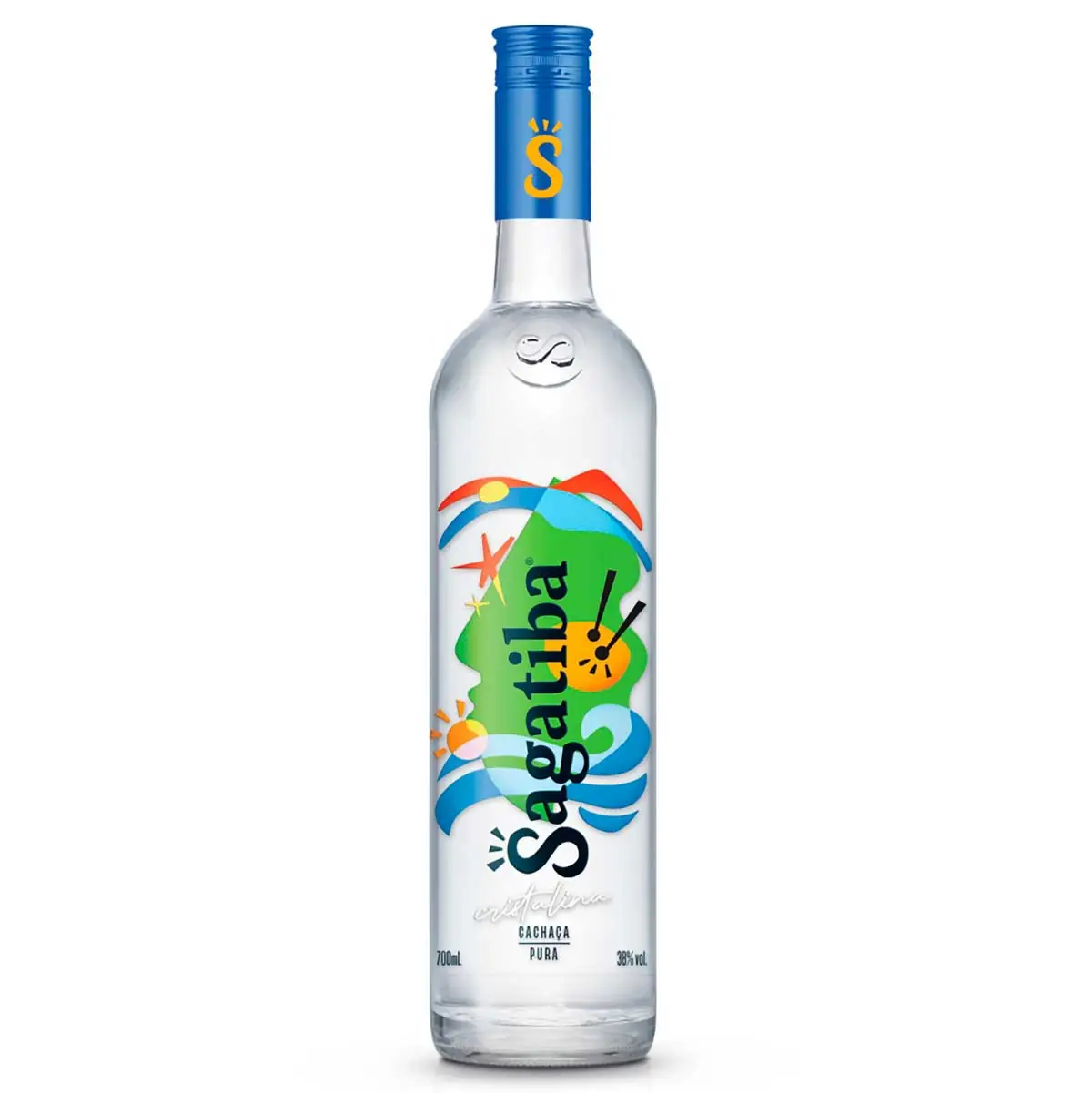 Cachaça Cristalina Sagatiba 700ml