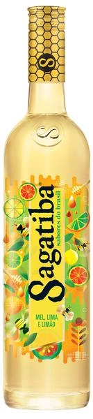 Bebida Mista Alcoólica Mel, Lima E Limão Sagatiba Garrafa 700ml