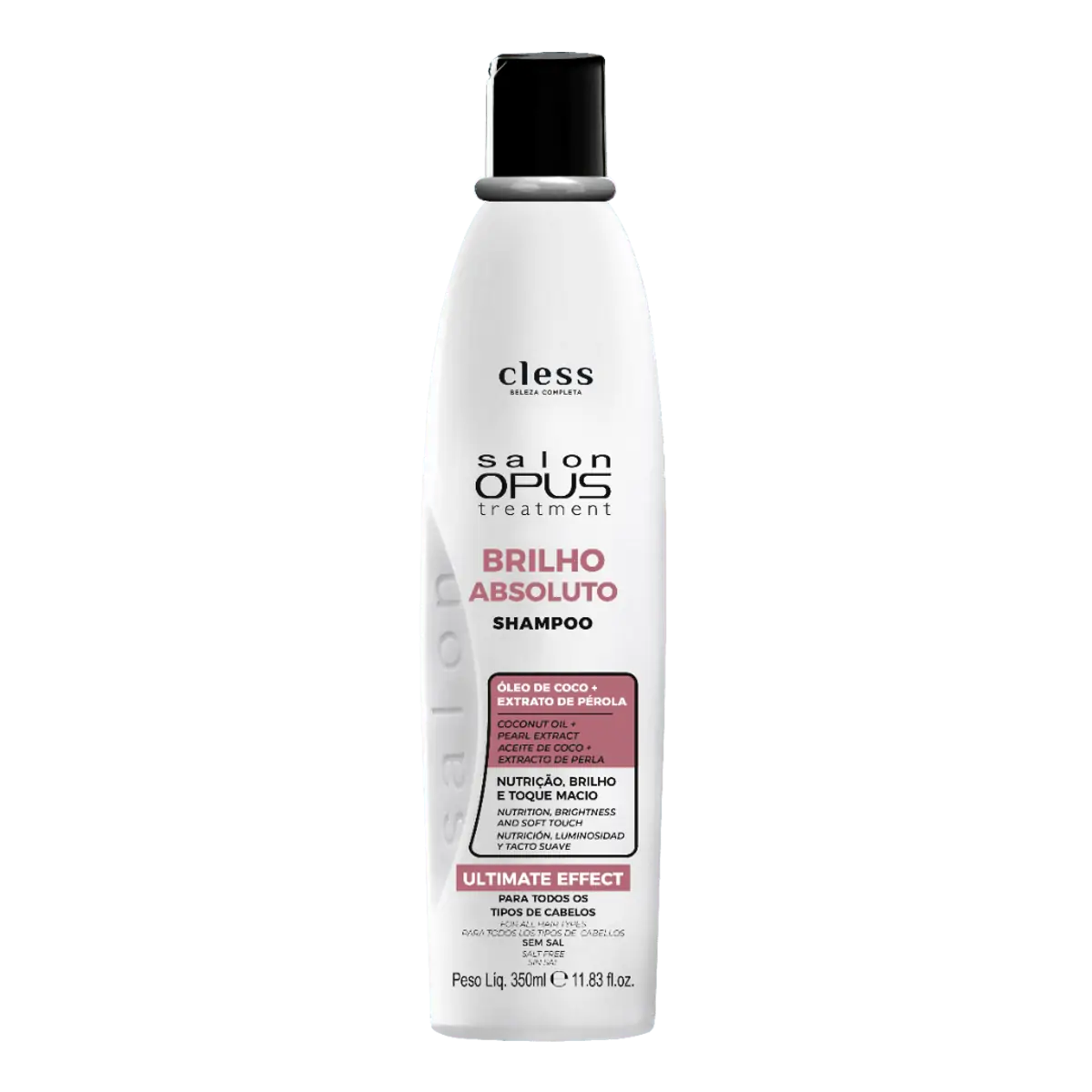 Shampoo Salon Opus Brilho Absoluto Frasco 350ml