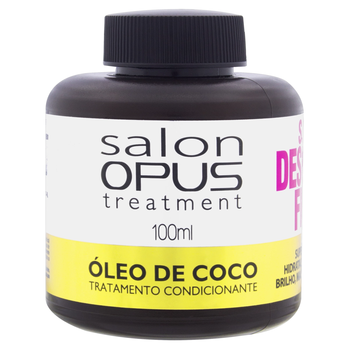 óleo De Coco Salon Opus S.o.s Desmaia Fios Pote 100ml