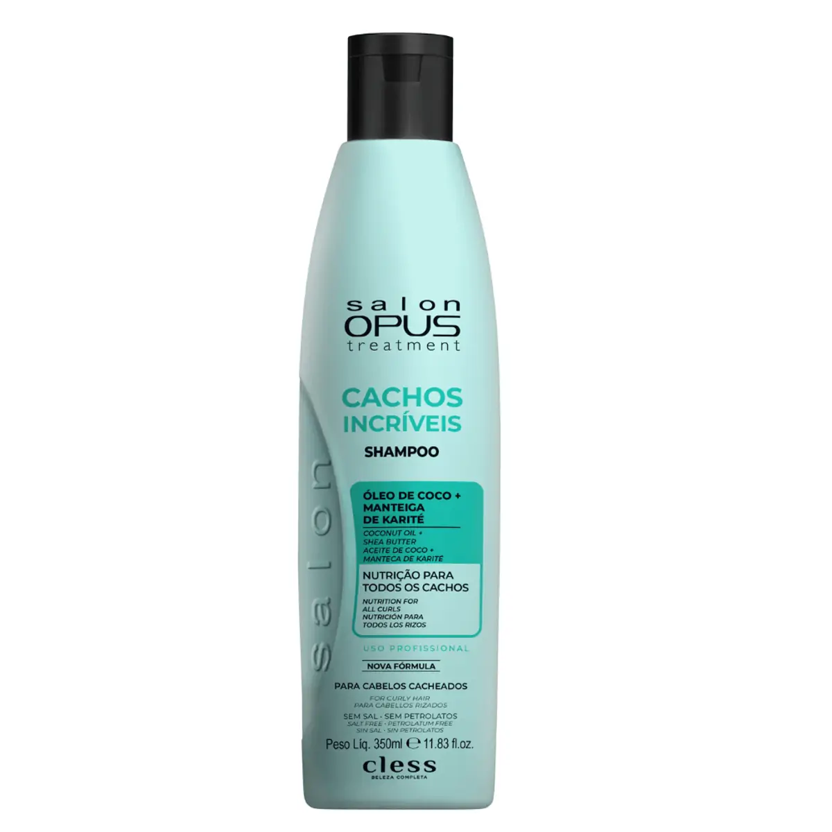 Shampoo Salon Opus Cachos Incríveis Frasco 350ml