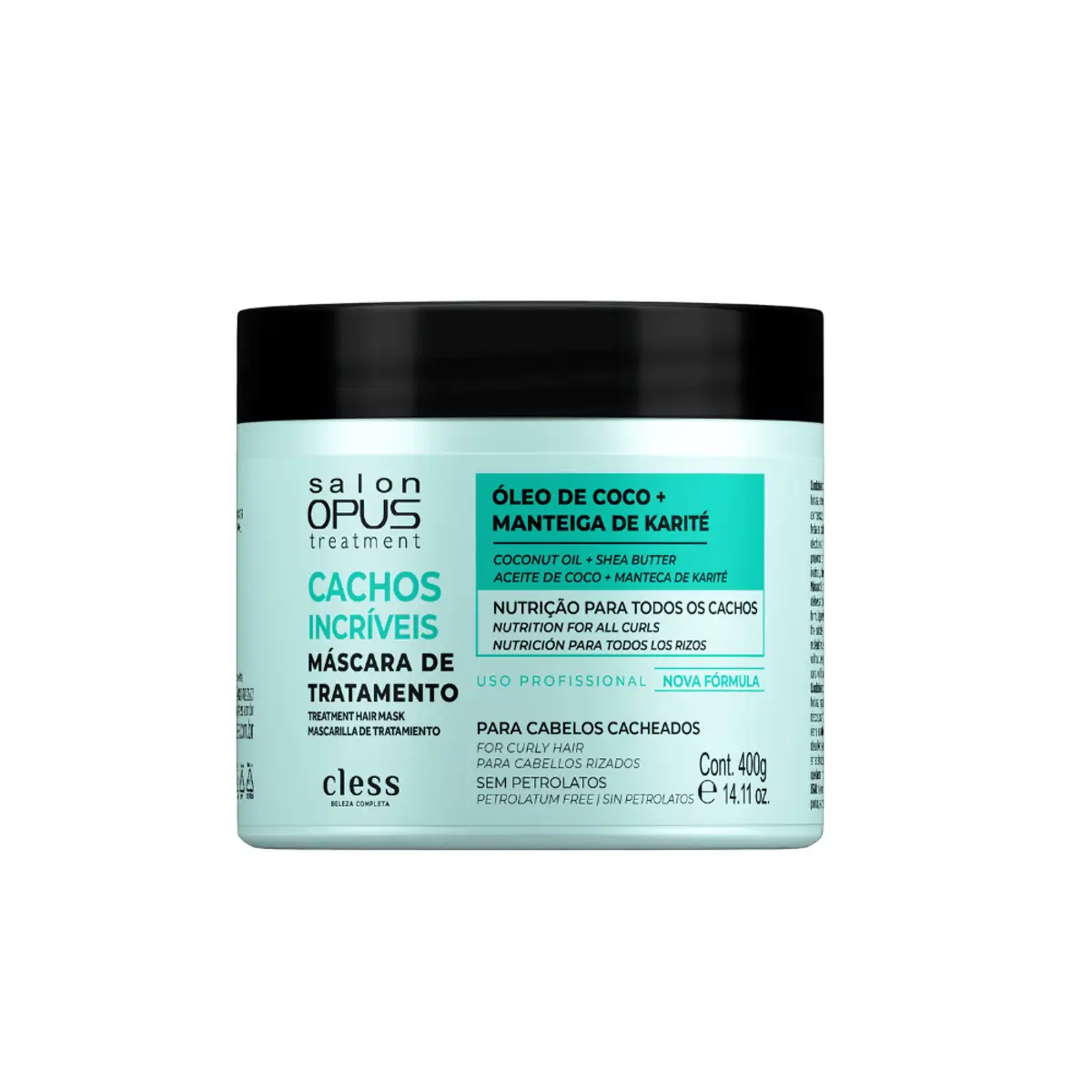 Máscara De Tratamento Salon Opus Cachos Incríveis Pote 400g