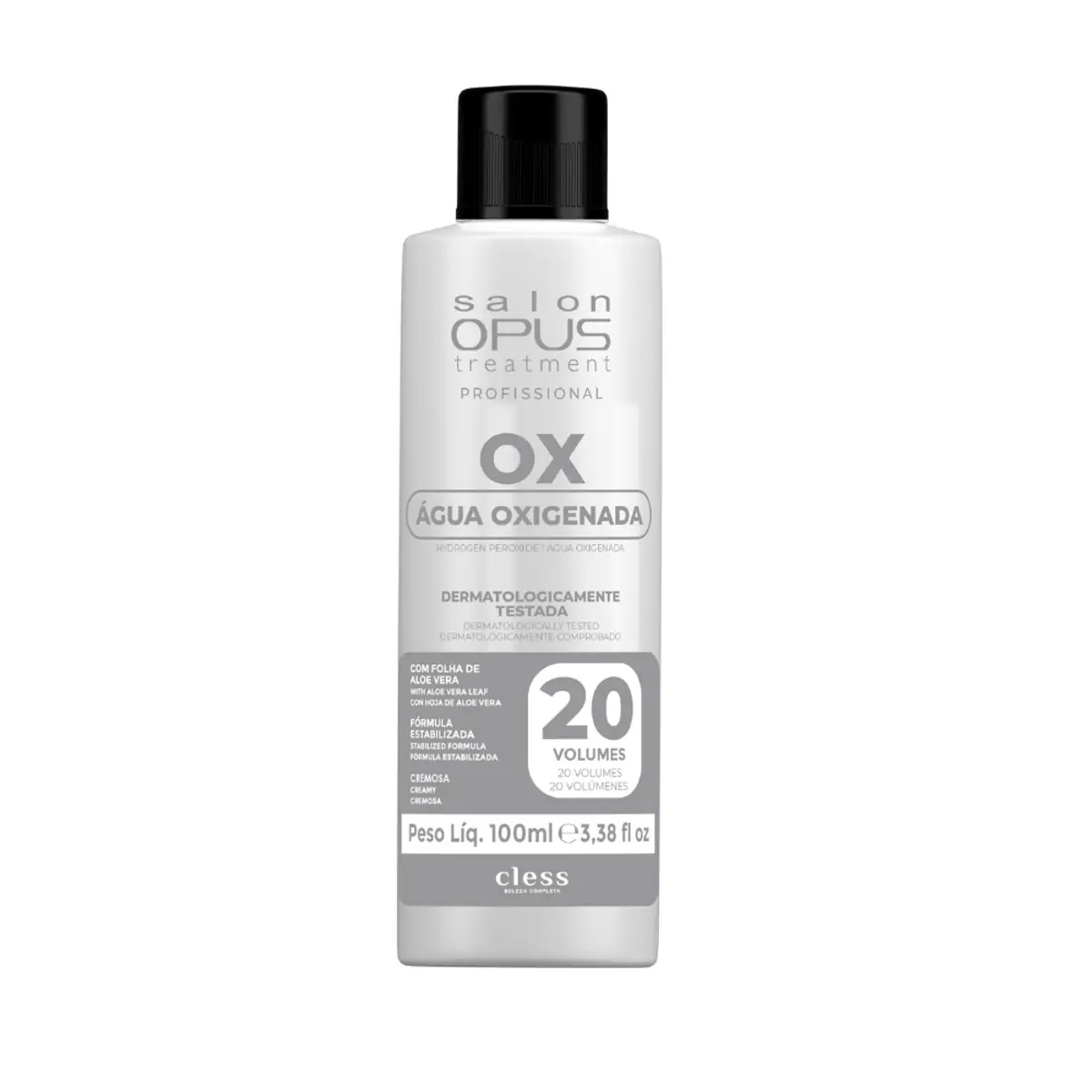 água Oxigenada Cremosa 20 Volumes Salon Opus 100ml