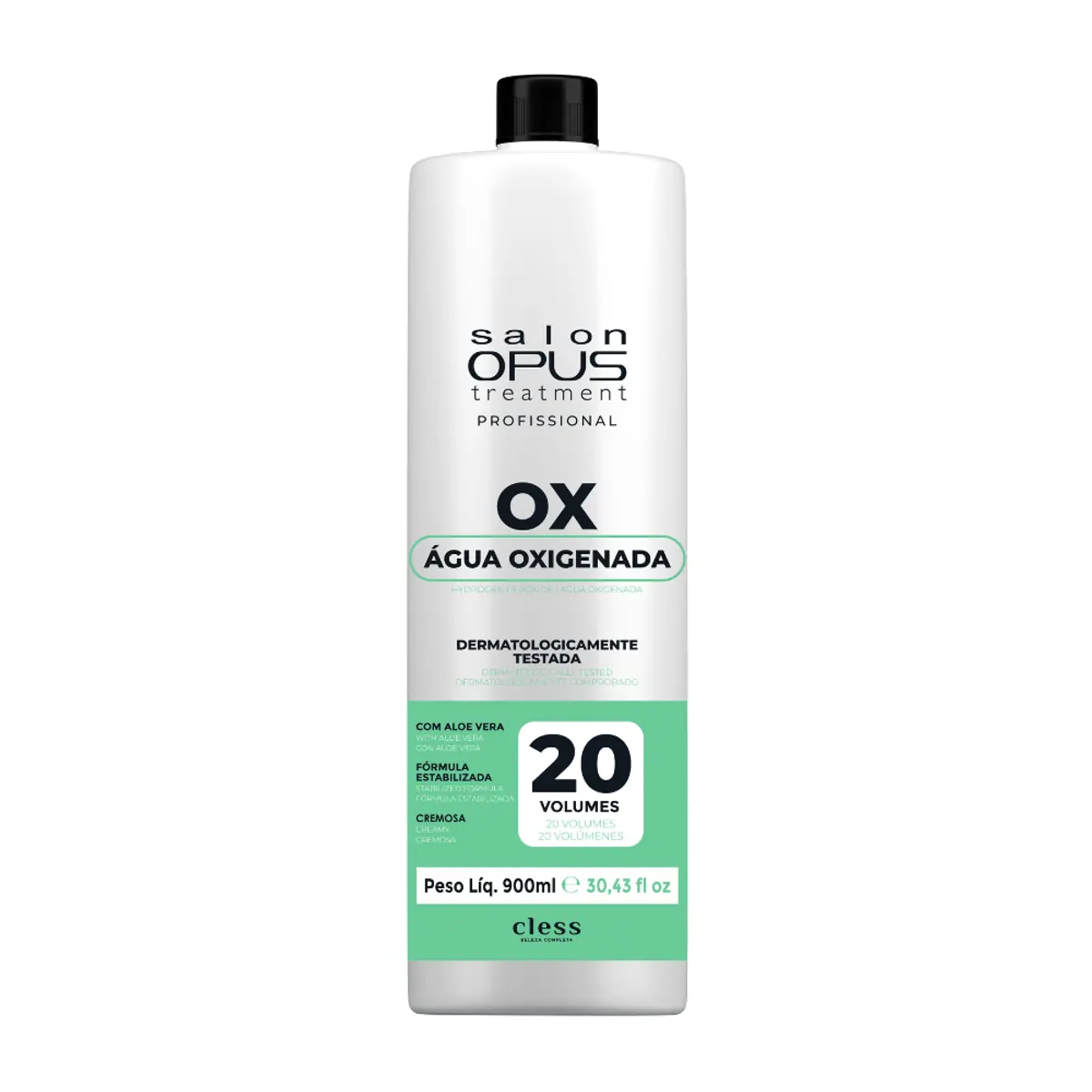 Água Oxigenada Descolorante Capilar 20V Salon Opus 900ml