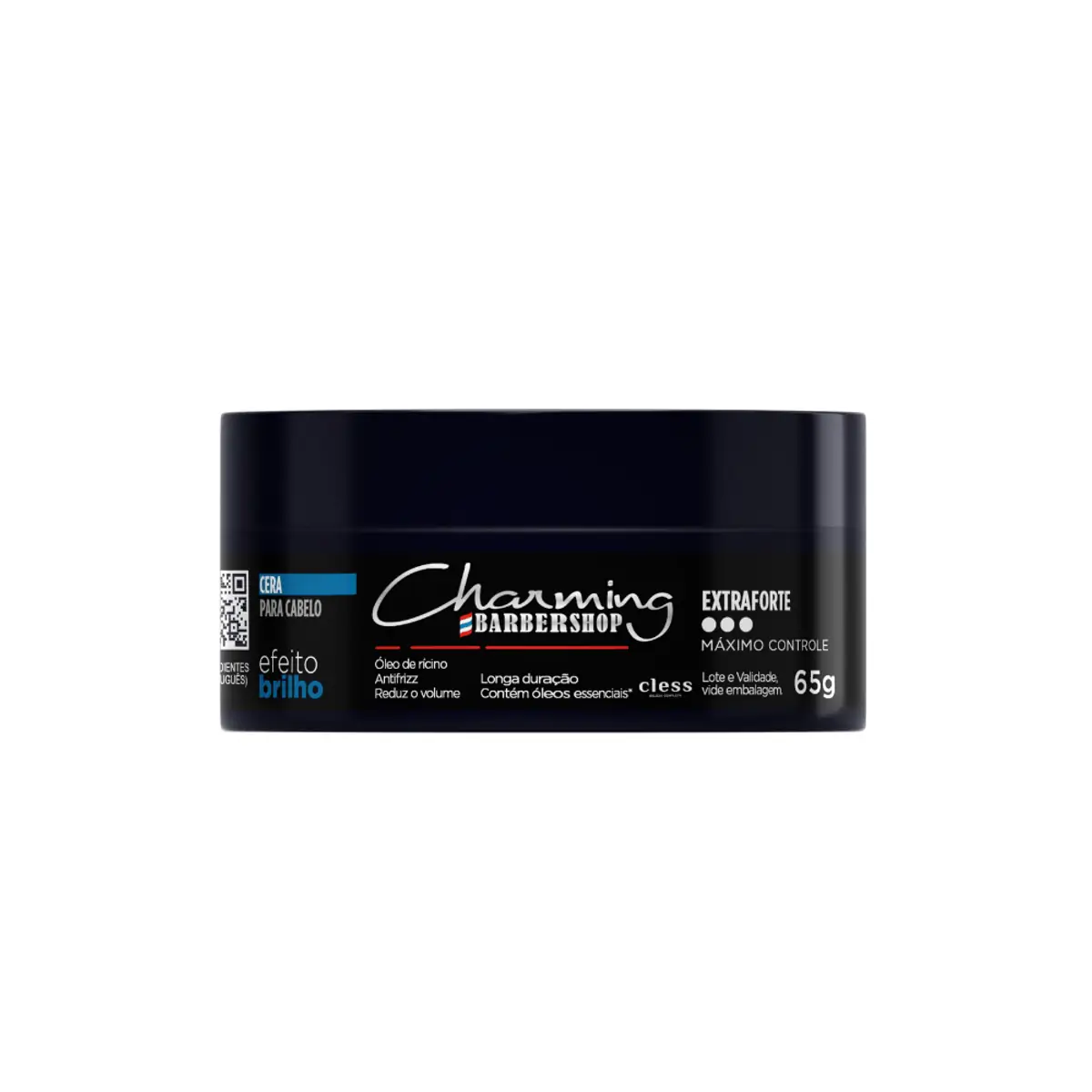 Cera Para Cabelo Barbershop 65g Efeito Brilho Extra Forte Cless