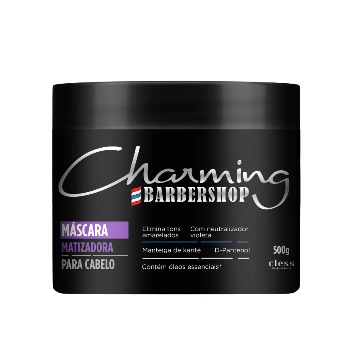 Mascara Charming Babershop Matizadora 500g