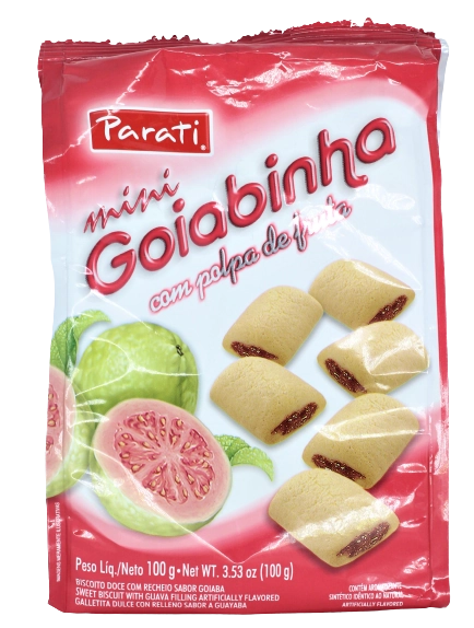 Minibiscoito Recheio Goiabinha Parati Pacote 30g