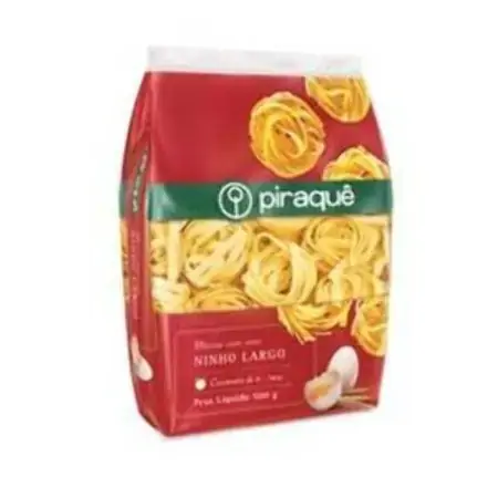 Macarrão De Sêmola Com Ovos Ninho Largo Parati Pacote 500g