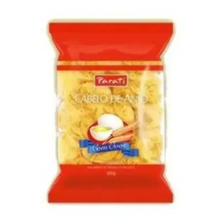 Macarrão De Sêmola Com Ovos Cabelo De Anjo Parati Pacote 500g