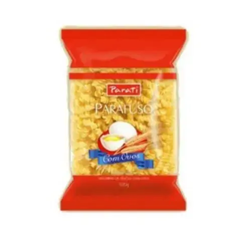 Macarrão De Sêmola Com Ovos Parafuso Parati Pacote 500g