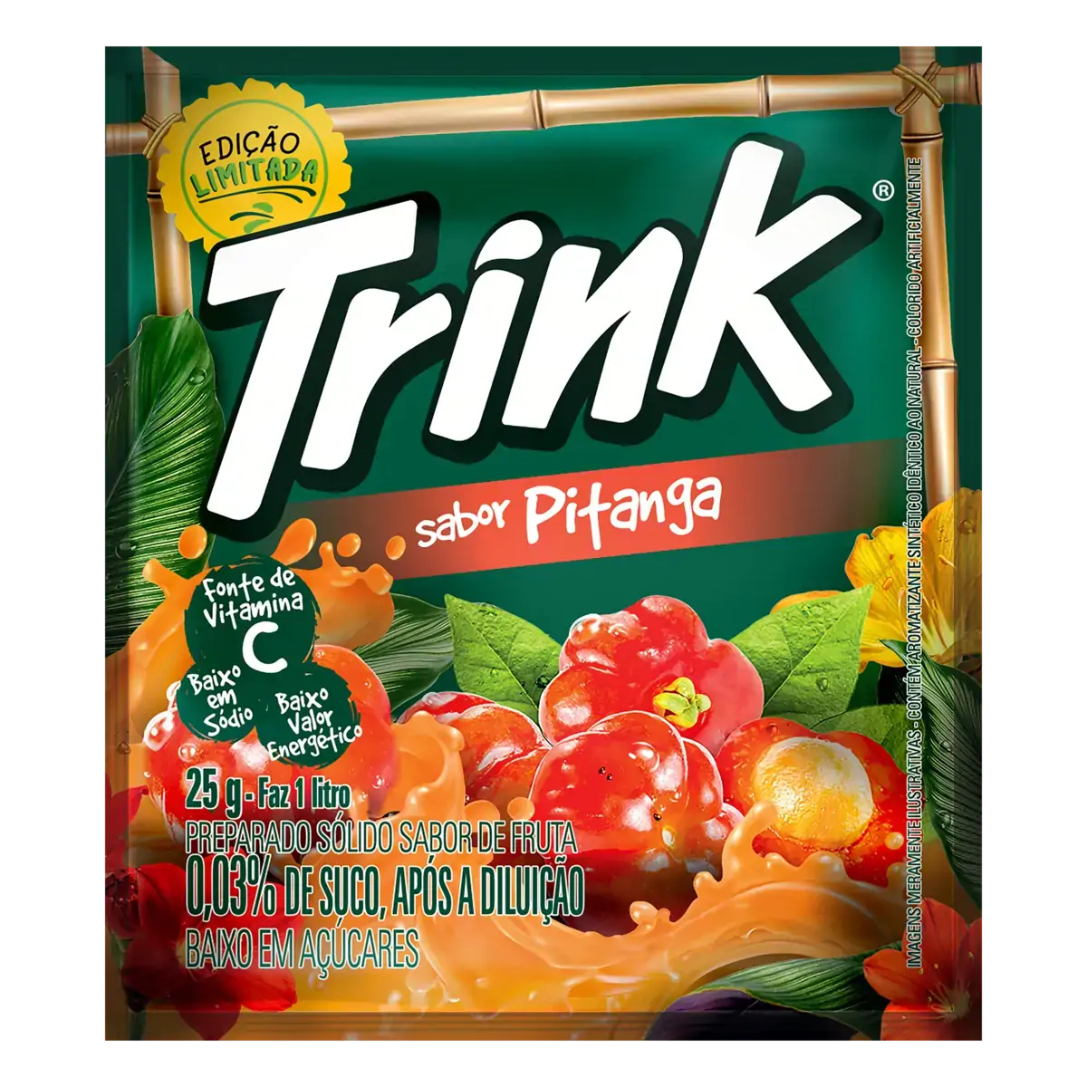 Refresco Em Pó Pitanga Trink Pacote 25g