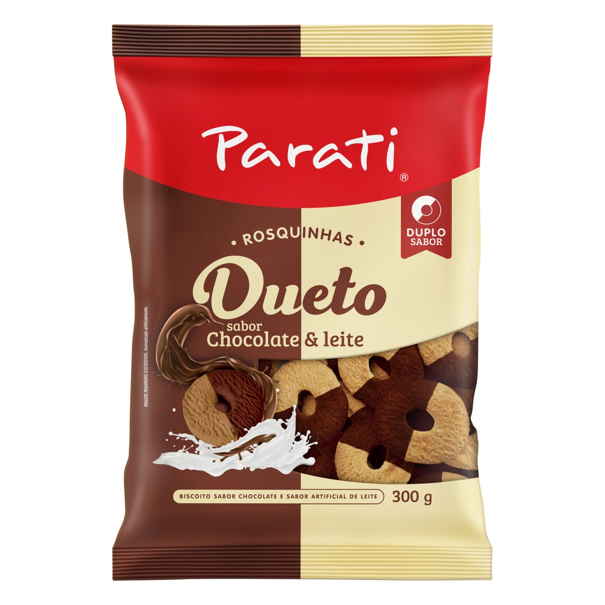 Biscoito Rosquinha Dueto Parati Pacote 300g