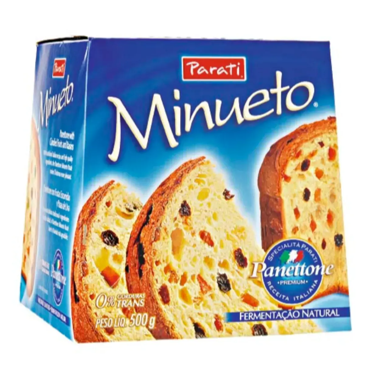Panetone de Frutas Minueto 500g