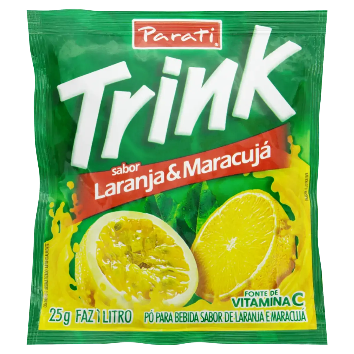 Refresco Em Pó Laranja Maracujá Trink Pacote 25g
